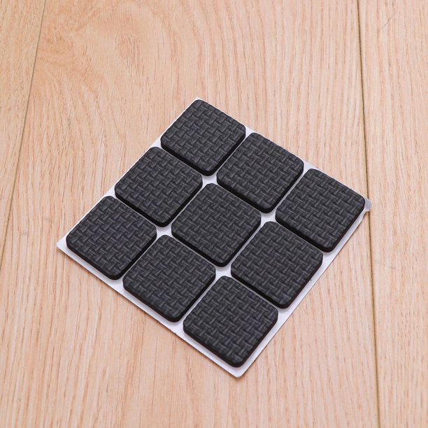 unbranded Protectores Antideslizantes Para Muebles De Eva Negro Para Y Patas De Sillas Con Adhesivo Resistente