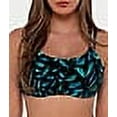 thumbnail image 5 of Sunsets Swimwear Cascade Seagrass Texture Taylor Bralette Top, 5 of 6