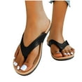 thumbnail image 4 of Aueoeo Flip Flops for Women Yoga Mat Comfortable Beach Thong Sandals with Arch Support Summer Sandals, 4 of 5