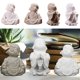 thumbnail image 1 of Fiudx Buda de Arenisca de Arena Blanca, Maitreya Sonriente, Artesanía de Resina, Decoración Relajante para Oficina, Figura para Aliviar El Estrés, Regalo Espiritual para La Familia, para Escritorio o, 1 of 6