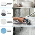 thumbnail image 2 of Electric Spin Scrubber,ClnEZ  Cordless Shower Scrub Brush with 6 Replaceable Brush Heads - Cordless Bathroom and Kitchen Cleaner, 2 of 6