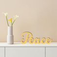 thumbnail image 5 of Wooden Words Sign Free Standing, Word Peace Wood & Acrylic Display Decorations for for Home Desktop Office Art Decorations 11" x 4.3" x 0.5", 5 of 9