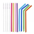 thumbnail image 6 of BKSDUEH Reusable Silicone Drinking Straws Set, Big Size Flexible Straws with Cleaning Brushes for 30 oz Tumblers RTIC/Yeti - BPA-Free - No Rubber Taste, 6 of 6