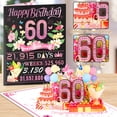 thumbnail image 4 of Tarjeta pop-up de 60.º cumpleaños OLOSONG en oro rosa, 4 of 8