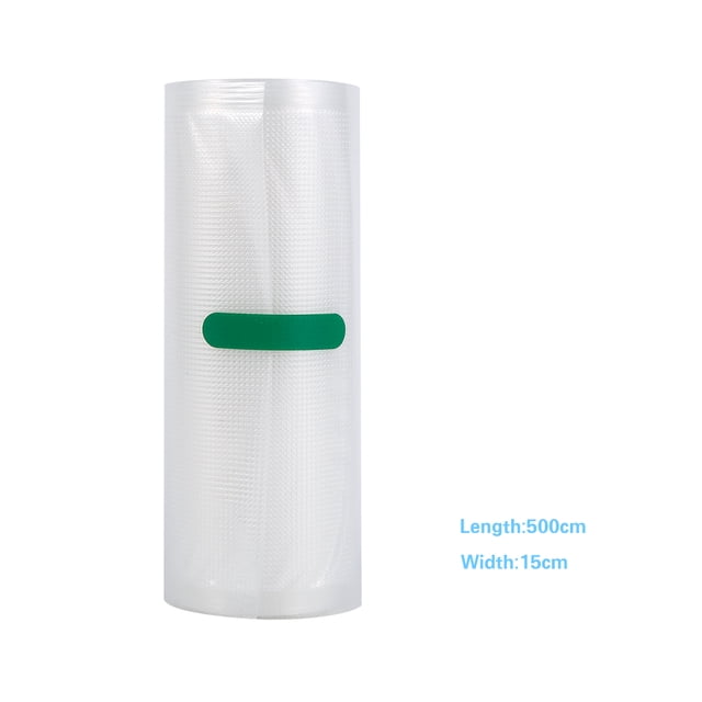 Kitchen Vacuum Food Sealer Rolls PE Membranes Wrapper Film 3 Sizes Transparent Food Grade Storage Bags for Kitchen Home Use Durable Puncture Vacuum Sealer Bags