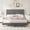 FULL - Light gray, variant on Full Size Bed Frame with 3-Level Adjustable Headboard, Modern Platform Bed with Wooden Slats Support, No Box Spring Needed, Easy Assembly, Black