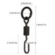 thumbnail image 3 of Toystoory Conector de pesca de 20 piezas, giratorio de Metal de alta resistencia, microanillos de cambio rápido, accesorios de línea de Pescar, 3 of 6