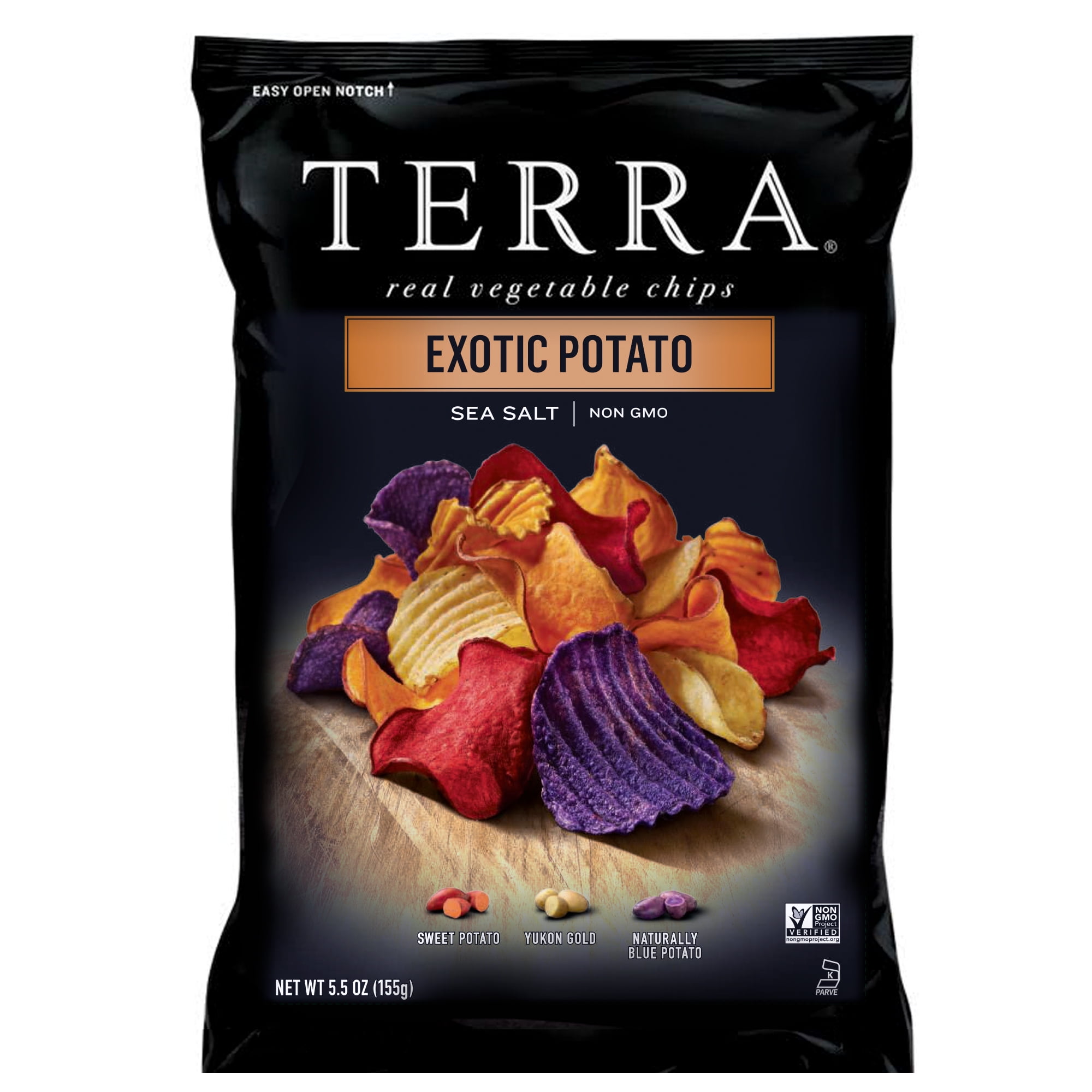 Terra Exotic Potato Chips with Sea Salt, 5.5 Oz.
