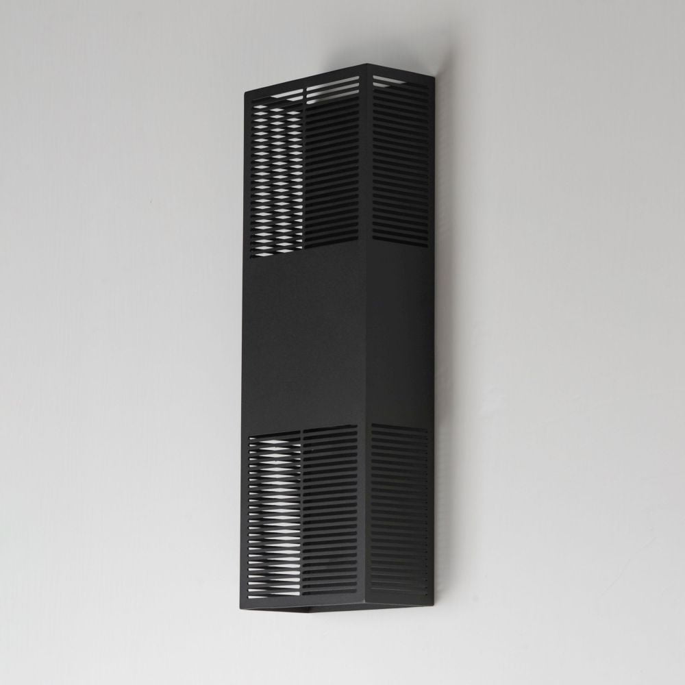 ET2 E30393-BK 18 in. LED Grate-Outdoor Wall Sconce, Black
