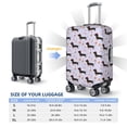 thumbnail image 5 of JUNZAN Dachshund Dog Print Washable Luggage Cover - Fashion Suitcase Protector Fits 18-32 Inch Luggage, 5 of 8