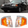 thumbnail image 3 of 1Pair Front Corner Light Turn Signal Lamp for C Class W202 C230 C280 1994-2000 A2028261143 A20282612, 3 of 5