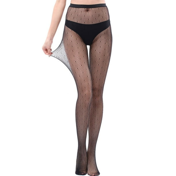 Medias de seda sexys para mujer: tubo largo con liguero, spandex, talla única, lencería