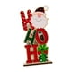 thumbnail image 2 of Adorno de madera con letras navideñas, adorno de mesa, ligero, regalo coleccionable Papá Noel, 2 of 9