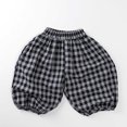 thumbnail image 3 of RUTAYY Toddler Girls Long Pants Elastico Casual Holiday Plaid Solid Color Trousers Soft Comfortable Elegant Fashion Trousers, 3 of 5