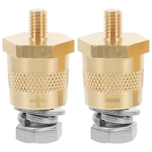 2pcs Car Battery Terminal Adapters Battery Terminal Connectors Car Battery Thread Terminal Extender Adapters