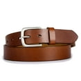 thumbnail image 4 of Fianmy Men’s Belt Genuine Leather Belts, Handmade Casual Jeans Belt for Men with Gift Box, 4 of 9