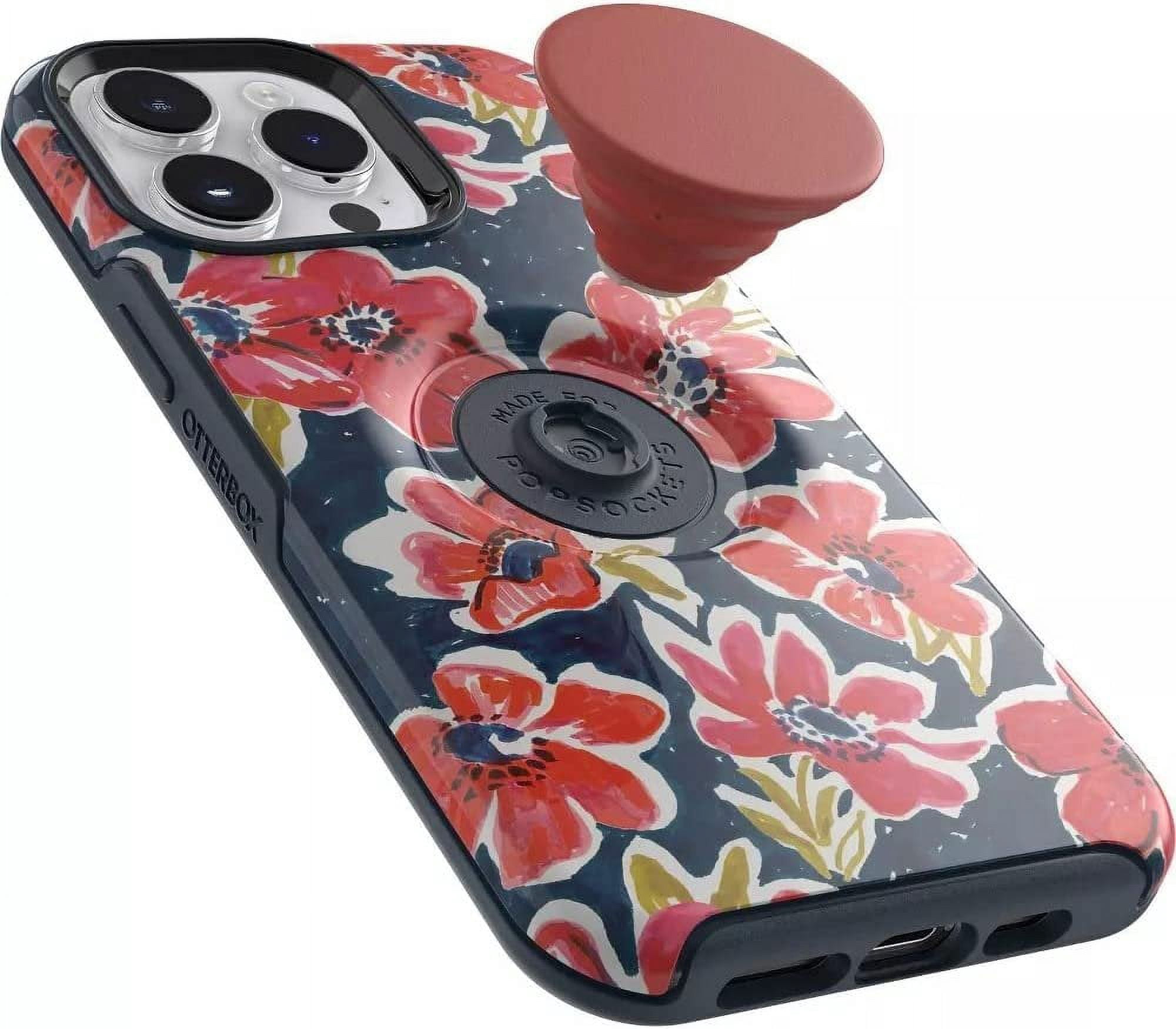 OtterBox + Pop Symmetry Series Case for iPhone 14 Pro Max Only - Non-Retail Packaging - Flowerrama