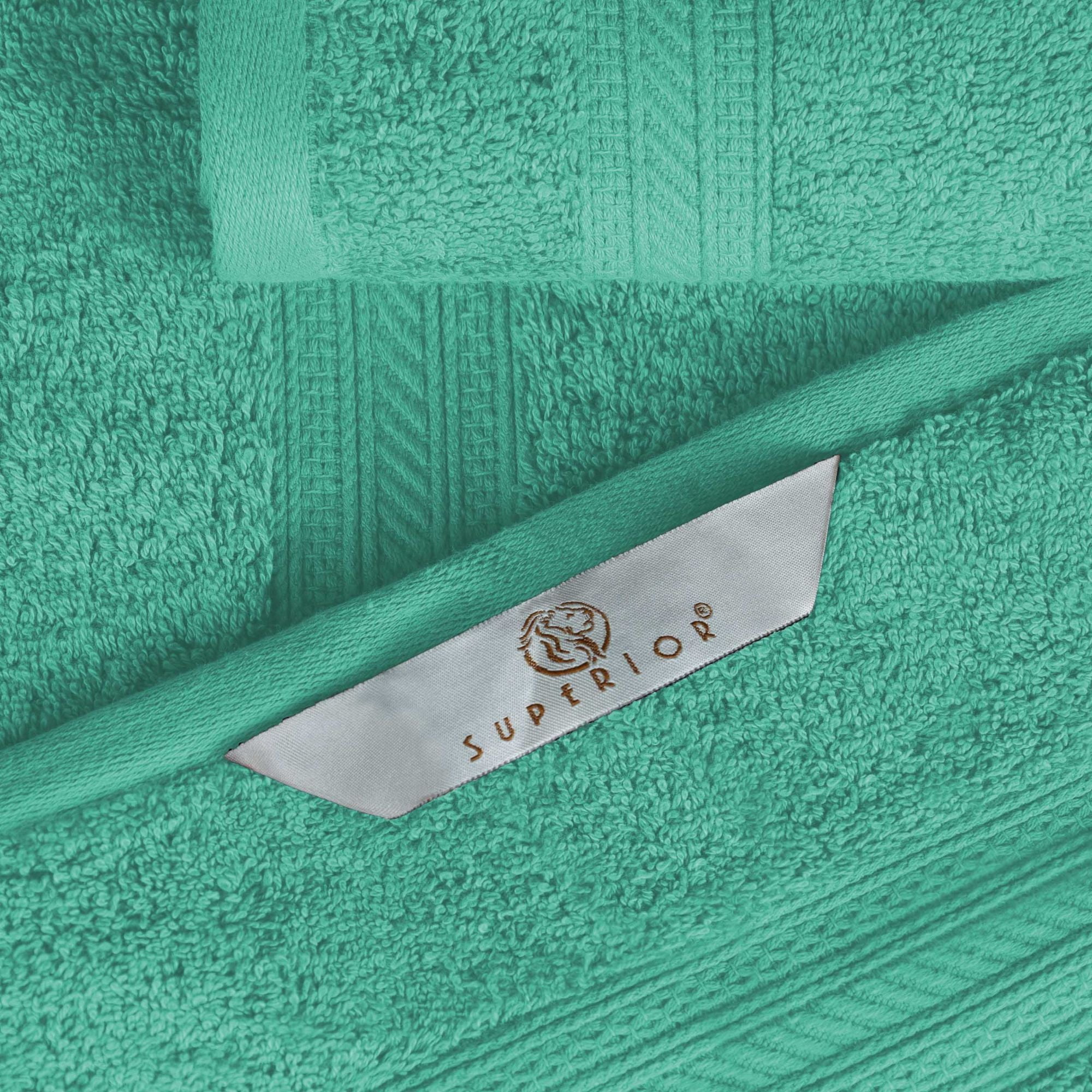 Superior Atlas Heavyweight Plush 3 Piece Cotton Towel Set, Rivulet