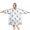 White Dancing Skeleton, variant on Wearable Oversized Blanket,Red Skull Guitar Music Pattern Wearable Blanket Hoodie for Adults,Cozy Hooded Blankets with Super Pockets,Super Warm Fuzzy Pullover for Women & Men