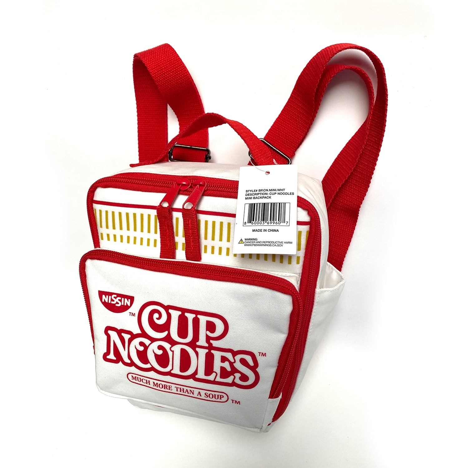 Nissin - Brandclub - Cup Noodles Mini Backpack 7 (W) x 8 (H) x 3 (D)