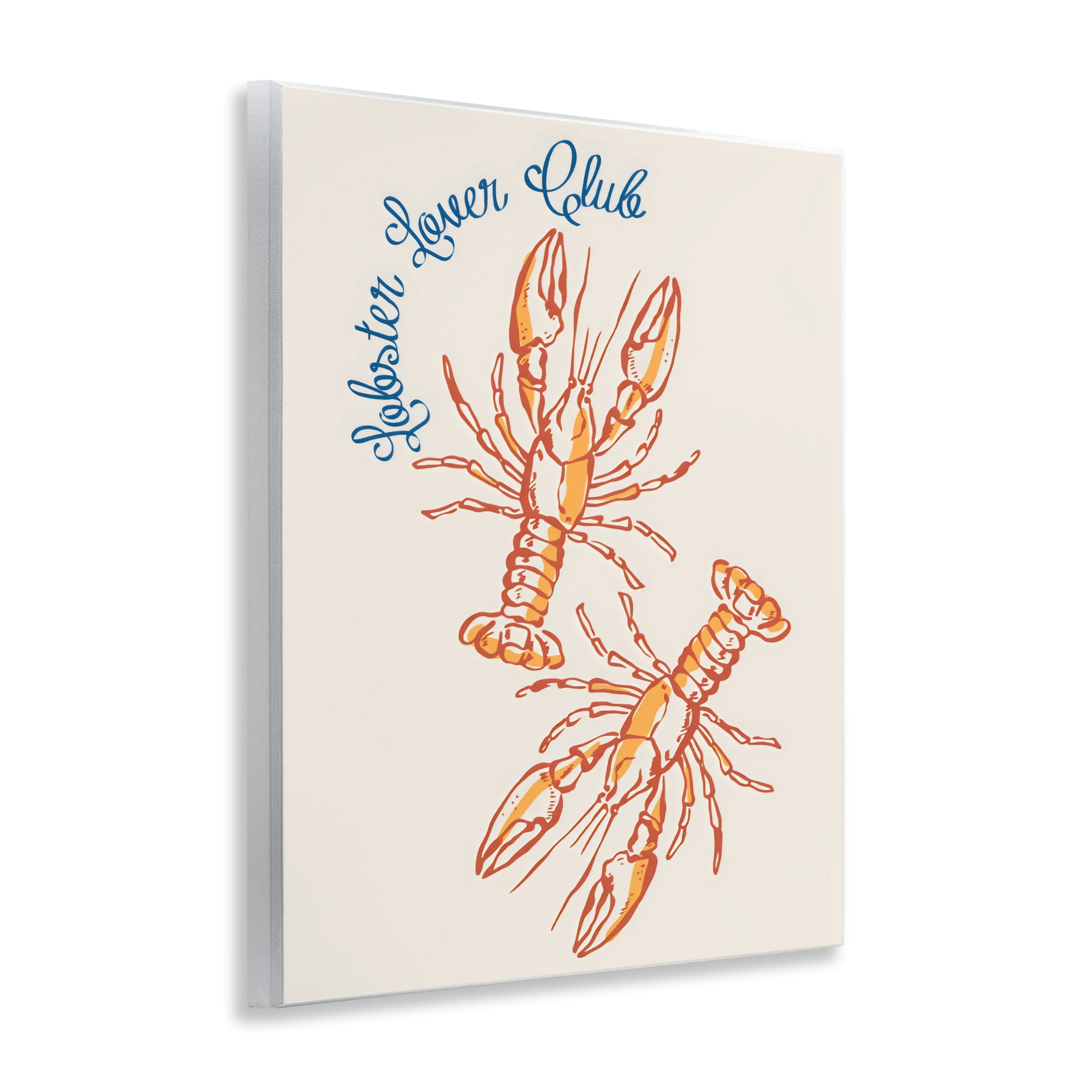 Stupell Industries Lobster Lover Club Wall Plaque Art, design by The Prints Vibe