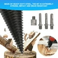 thumbnail image 4 of Firewood Log Splitter Drill Bit, Steel Wood Splitting Logs Bits With Removable Steel Drill Bit For Efficient Use, 4 of 8