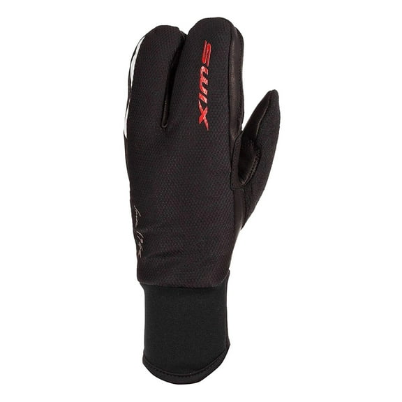 SWIX Adult Female Gunde Split Ski Mitt, Color: Black, Size: XS