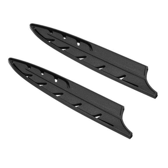Uxcell ABS Safety Knife Cover Sleeves for 8" Carving Knife, Universal Blade Protector Sheath for Kitchen Bar, Black 2 Pcs