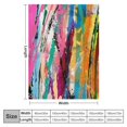 thumbnail image 4 of Orinice Brush Strokes Warm Lightweight Blanket Soft Fleece Throw Blanket for All Seasons Living Rooms Sofa Decor Cow Gifts Blanket 60x80in, 4 of 6