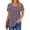 Pink Blue Floral, variant on Women Tunic Tops Casual Henley Short Sleeve Shirts Floral Blouses Loose Summer Tops