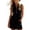*Black, variant on ClodeEU Women's Collared Half Zip Sleeveless Mini Dress with Pockets, Casual Summer Dress Black,Women's Plus L