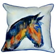 thumbnail image 2 of Blue Horse Large Indoor/Outdoor Pillow 18x18, 2 of 3