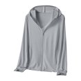 thumbnail image 1 of Xdzjlr Polo pour Hommes T-Shirts Upf 50+ Soleil Extérieur Léger Veste à Capuche à Fermeture Éclair Complète Manches Longues Pêche Randonnée Performance T-Shirt Élégant pour Hommes G, 1 of 4