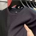 thumbnail image 4 of Gunia Mens Workout Gym Shirts Breathable Mesh Knit T Shirt For Everyday Comfort – Lightweight Ice Silk Tee For Summer And Wear Tees For Running Athletic Sport Tops Mens T Shirt Black 5Xl, 4 of 4