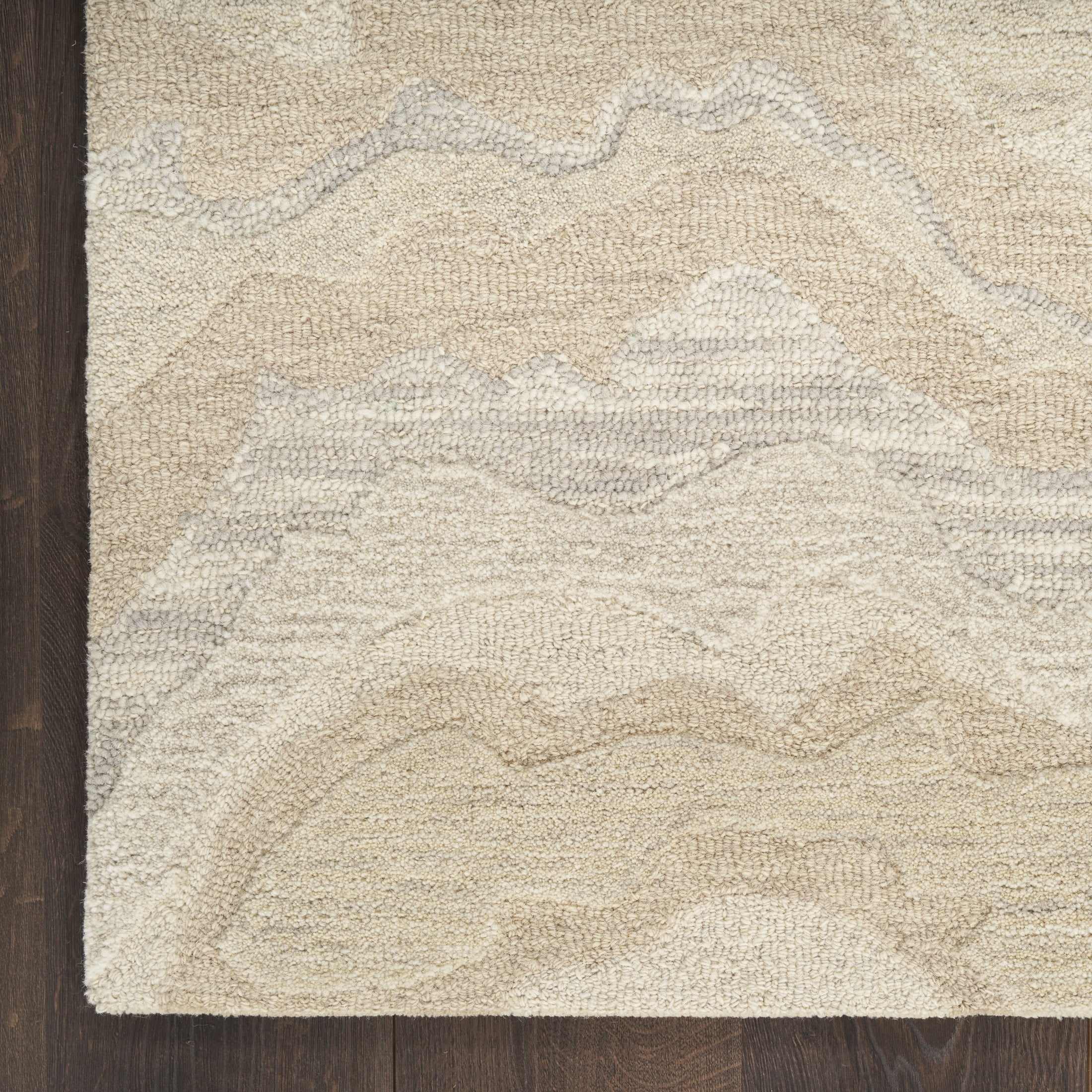 Nourison Graceful 8'6" x 11'6" Beige Modern Indoor Rug