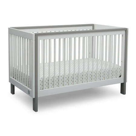 Serta Fremont 3 In 1 Convertible Crib White Gray