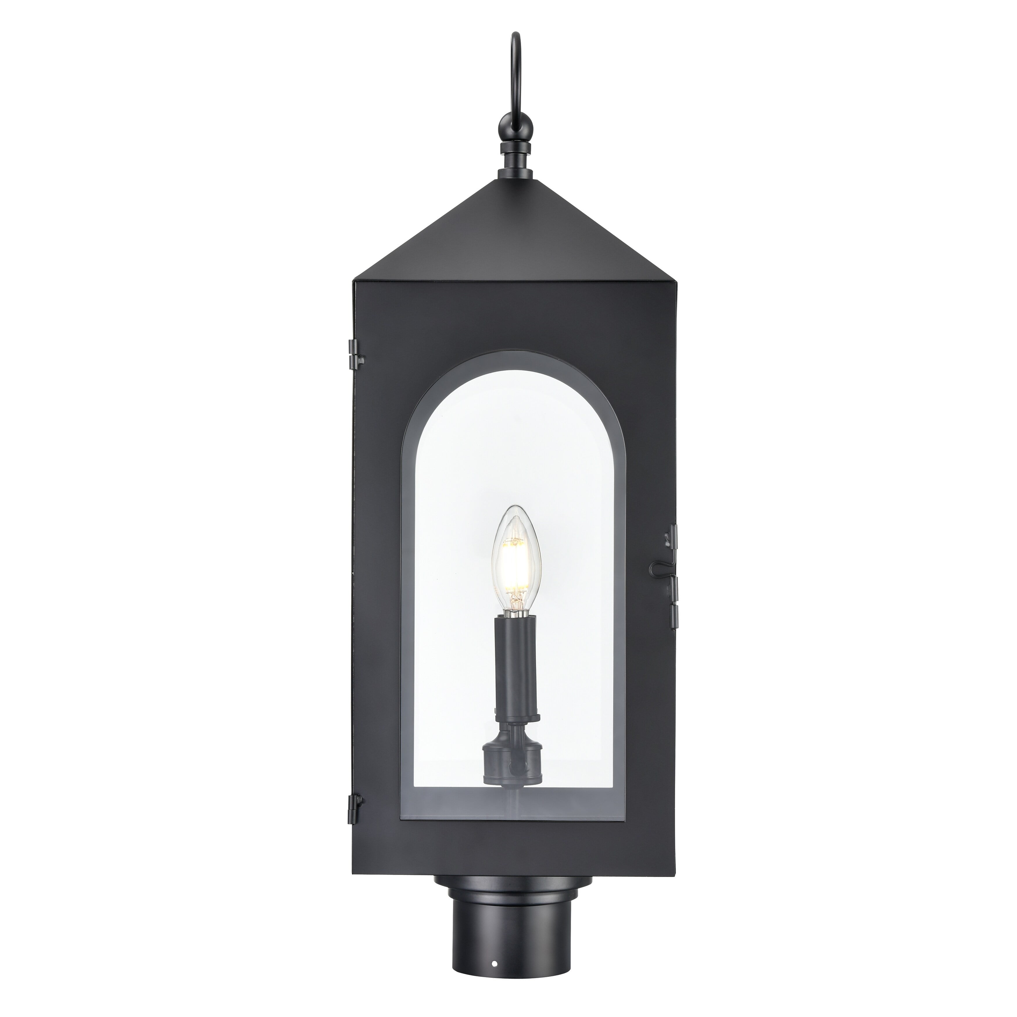 Millennium Lighting  Bratton 2 Light Outdoor Post Lantern in Powder Coat Black