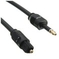 thumbnail image 2 of 1m 3ft Toslink to Mini Plug 3.5mm Digital Optical SPDIF Audio Cable Gold Plated, 2 of 5
