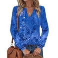 thumbnail image 4 of Fantaslook Womens Tops Long Sleeve V Neck Blouses Business Casual Shirts Fall Fashion Dressy Tops, 4 of 8