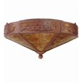 thumbnail image 5 of Meyda Tiffany 65736 Rainbow Trout 2 Light 16" Wide Semi-Flush Ceiling Fixture - Rust, 5 of 7