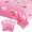 Red and Pink Heart Print, variant on Summercome Valentine's Day Rectangle Tablecloth, Red Pink Heart Print Fabric Table Cloth Disposable Washable Table Cover for Wedding Anniversary Holiday Picnic, 54 x 108 Inch