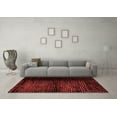 thumbnail image 3 of Ahgly Company Machine Washable Indoor Rectangle Abstract Red Modern Area Rugs, 2' x 5', 3 of 4