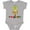 AC-Heather Grey, variant on Robotics Team I Love Robots Boys or Girls Baby Bodysuit