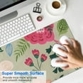 thumbnail image 4 of Long Mouse Pads for Desk,Vibrant Pioneer Flower Pattern Desk Mats on Top Of Desks, Desk Mouse Pad Extra Large with 3mm Non-Slip Base and Stitched Edge for Gaming,Office,Work,Home 31.5"x11.8", 4 of 6