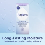 (2 pack) Replens Long Lasting Vaginal Moisturizer with Reusable Applicator, 14 Applications