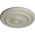 thumbnail image 3 of Ekena Millwork 15 3/4"OD x 1 1/2"P Devon Ceiling Medallion (Fits Canopies up to 3 5/8"), Hand-Painted Pot of Cream Crackle, 3 of 6