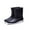 #079-Black, variant on Handshe Men's Winter Solid Color Rain Boots – Non-Slip Mid-Calf Slip-On Design with Casual Outdoor Waterproof Style for Men's Footwear,Plus Size