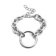 thumbnail image 4 of Collar Punk Qarigey Dido-cadena de bloqueo gruesa joyería de moda, 4 of 6