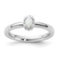 thumbnail image 6 of Auriga Fine Jewelry 925 Sterling Silver Created Opal Ring for Women Size- 7, 6 of 6