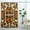 Brown, variant on African American Man Shower Curtain Set, Black King and Strong Lion Shower Curtains for Bathroom Afro Africa Art Theme Bathroom Decor Polyester Fabric-72" x 72"